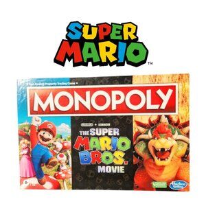 NEW Monopoly Super Mario Movie Edition Board Game Nintendo Bowser CHRISTMAS GIFT